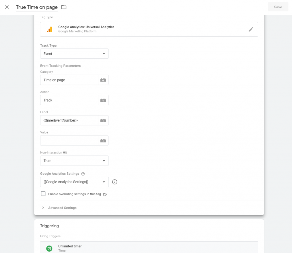 GA-configure-time-on-page